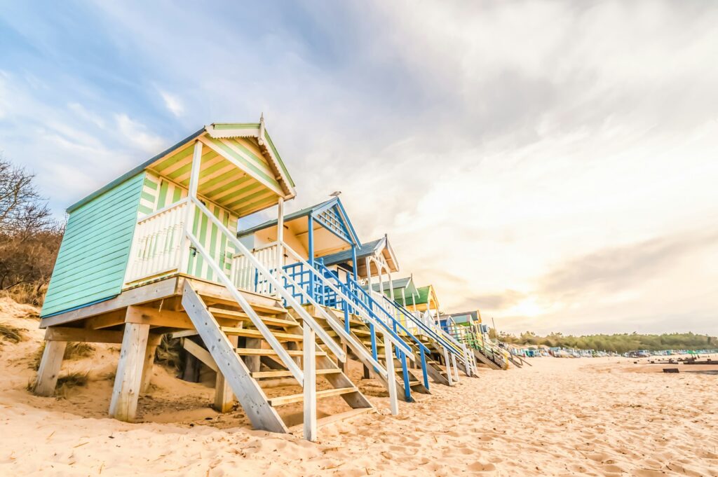 beach huts